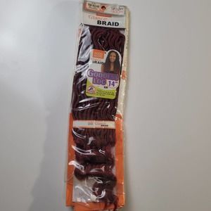 Glance Braid Goddess loc 14" color 530 red